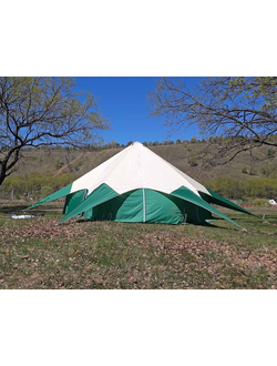 Шатер ЗВЕЗДА Средняя с пологом