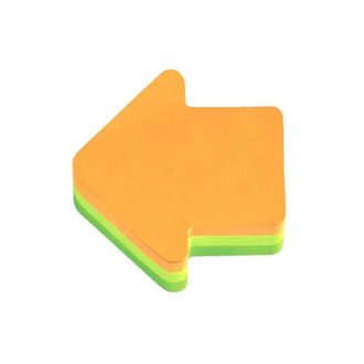 Стикеры фигурные Post-it Стрелка неоновые 3 цвета (1 блок, 225 листов)