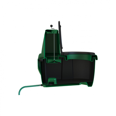 Туалет торфяной Rostok Comfort зеленый в разрезе