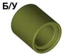 ! Б/У - Technic, Liftarm Thick 1 x 1 Spacer, Olive Green (18654 / 6278105) - Б/У