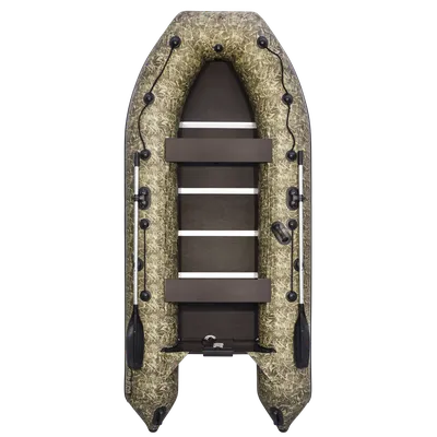 Моторная лодка Ривьера Компакт 3600 СК камуфляж камыш