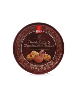 Печенье BISCA Butter Cookies Chocolate Chip с шоколадом 454г