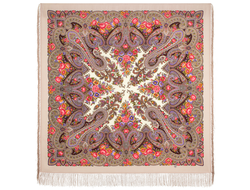 Павловопосадский платок Фиалковые ночи 1978-2