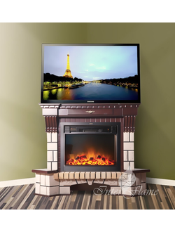 Каминокомплект ЭКСТЕРИОН с очагом Panoramic 25