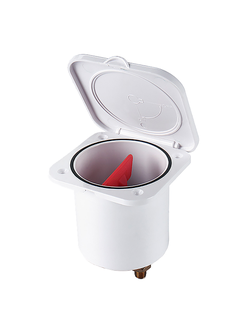 Выключатель массы в коробе в белом корпусе