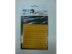 ZIPmaket: Лист дуба осенний, размер "L" (203 штуки, 3,5*5,0 мм)