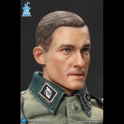Немецкий лейтенант - Коллекционная ФИГУРКА 1/12 Palm Hero Series WWII German 12th Panzer Division Infantry Lieutenant – Rainer (XD80024) - DID