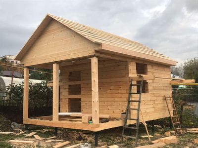 Б-05 ГАБАРИТНЫЕ РАЗМЕРЫ: (6Х4М) 1 ЭТАЖ, ОБЩАЯ ПЛОЩАДЬ: 24М²