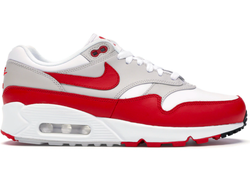 Nike Air Max 90 Красные с белым, сетка