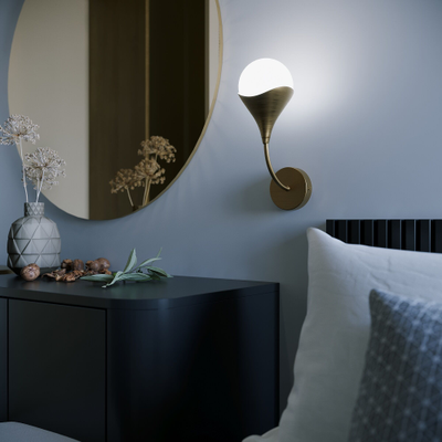 Настенный светильник Calyx 60168/1 латунь