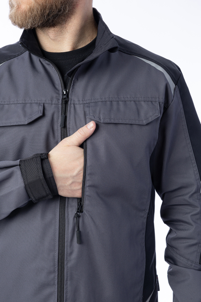 Куртка BRODEKS KS 202 цв. серый/чёрный