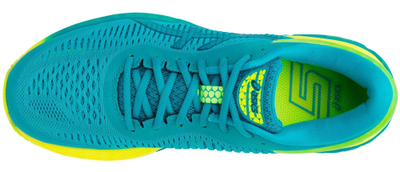 Asics Gel-Kayano 25 Голубые с желтым