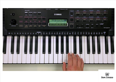 Фото кнопок меню на PSR-E273