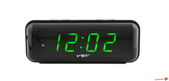 Электронные часы-будильник VST738-4 зеленые цифры