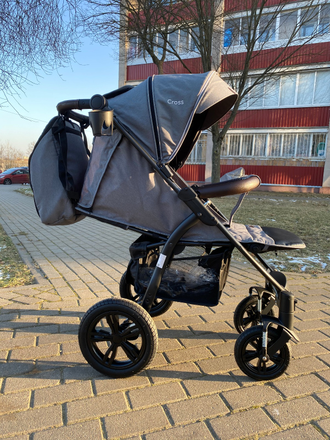 Коляска прогулочная BubaGo Cross Air shiny green