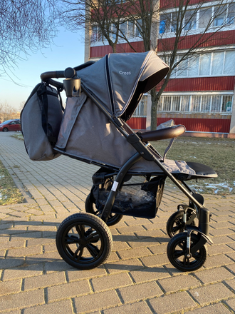 Коляска BubaGo Cross Air burgundy