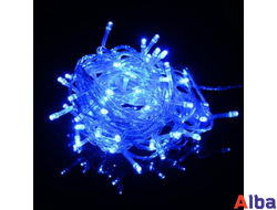 Гирлянда-Нить 10 м, 24В, СИНИЙ, IP65 ПВХ, мерцание