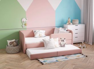 Мягкая Детская Кровать Диванчик VeLite 160 на 80 (Розовый)