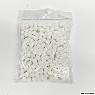 Помпоны Premium 1 см (200 шт) Белый