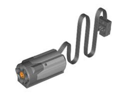 Electric, Motor 9V Power Functions M with Dark Bluish Gray Bottom, Light Bluish Gray (58120c01 / 4506083 / 4581862 / 6012286 / 6073376 / 6151440)