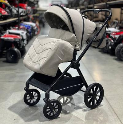 Детская коляска Luxmom A2 (реверсивный блок) Бежевый