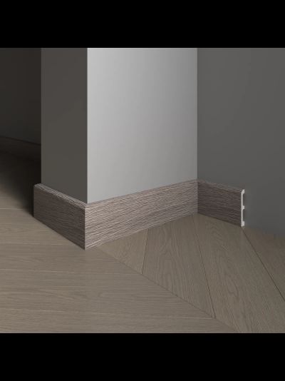 Напольный плинтус Decor-Dizayn 706-80SH, влагостойкий, ударопрочный, 2,4 метра