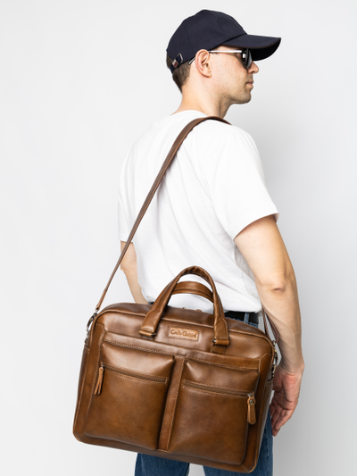 Сумка для ноутбука Riace NEW Premium brown (арт. 1015-63)