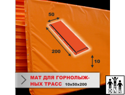 Мат защитный для горнолыжных трасс