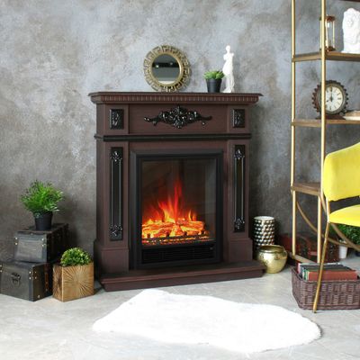 Электрокамин Lilian DN с очагом Eugene