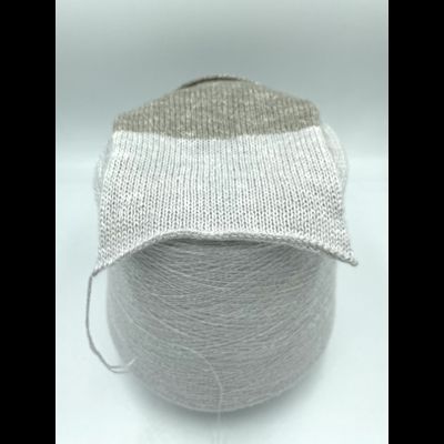 Filati Biagioli Modesto art. GINKO (филати биаджиоли модесто арт. гинко), состав: 46% WS кашемир, 27% SETA шёлк, 27% LINO лён, Nm. 2150 м в 100 гр. жемчужный серый