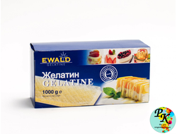 Желатин пищевой листовой Ewald,  свиной 5 листов, 140 блум