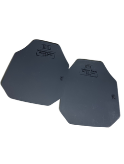 Плита металлическая стальная для бронежилетов, класс защиты БР-2, КОМПЛЕКТ ИЗ ДВУХ ПЛИТ