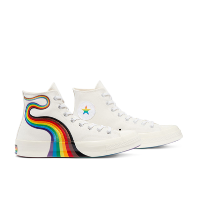 Как выглядят кеды Converse Chuck Taylor All Star 70 Hi Pride 170821с с радугой