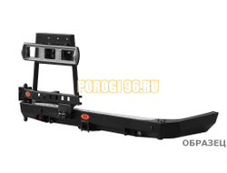 Задний силовой бампер серии Трофи на Mitsubishi L200 IV 2006-2014 (03.043.02)