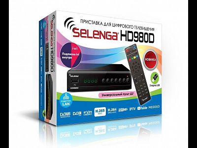 Тюнер Т2 Selenga HD 980 Lan Iptv