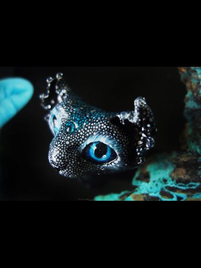 "Подлунный барсокосм", брошь с космическим котом