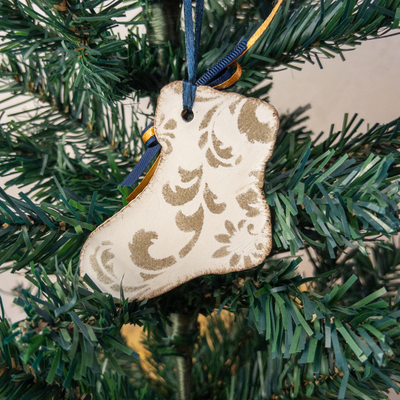 Набор елочных игрушек из гипса "Винтаж"