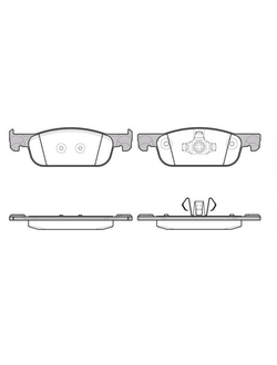 Колодки передние (Remsa) для Рено Сандеро 2( с 2015г)