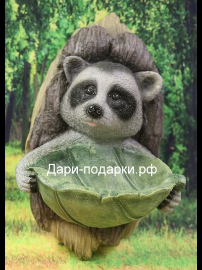 Подвеска - поилка Енот 27*22см   1кг   полистоун Россия 998-012661