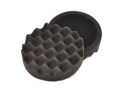 Полировальный круг D150 на липучке (волнистый, черный)