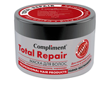 Compliment Маска для волос Total Repair с кератином гиалуроновой кислотой керамидами  для поврежденн
