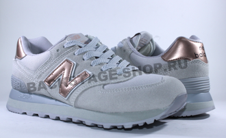 Кроссовки N Balance 574 Light Brown/Gold