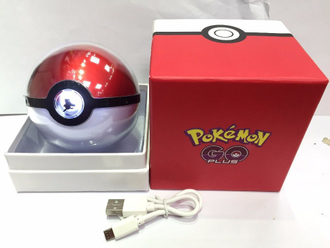 Портативное зарядное устройство Pocket Ball  в стиле Pokemon Go 10000 mAh