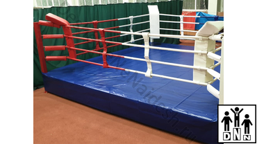 Ринг боксерский на помосте разборный (помост 5х5 м, высота 0,5 м, боевая зона 4х4 м) DNN