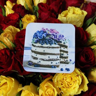 Букетная открытка