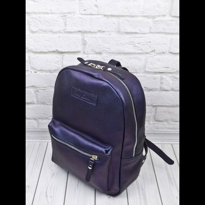 Женский кожаный рюкзак Anzolla Premium indigo (арт. 
3040-56)