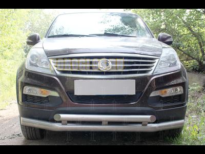 Защита радиатора Ssang Yong Rexton (II) 2006-2012 black