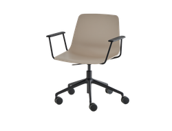 Стул Varya XL с алюминиевым поворотным основанием на роликах + газлифт купить в Алуште