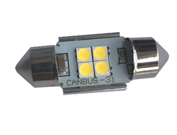 Светодиодная лампа C5W 3030-4SMD-31MM CanBus 5000K 4W 12v,  1шт