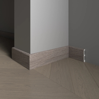 Напольный плинтус Decor-Dizayn 706-80SH, влагостойкий, ударопрочный, 2,4 метра